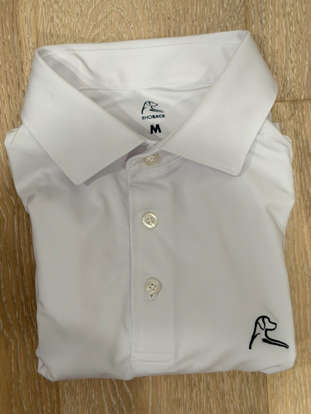Rhoback Polo Shirt - Solid White